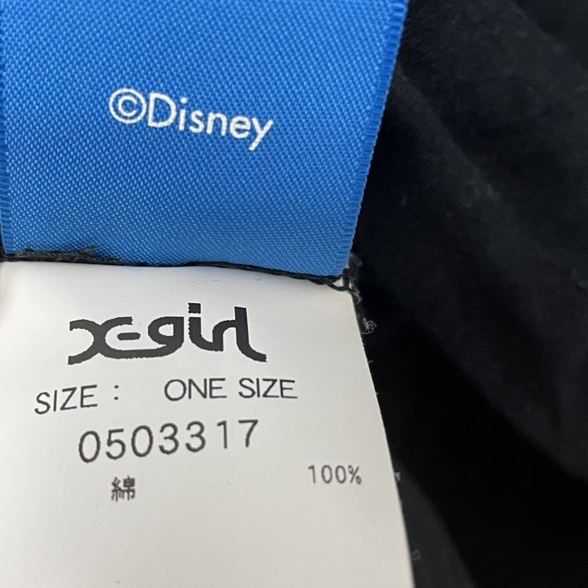 X-girl× / X-girl женский Disney сотрудничество футболка Mickey свободный размер O-1344