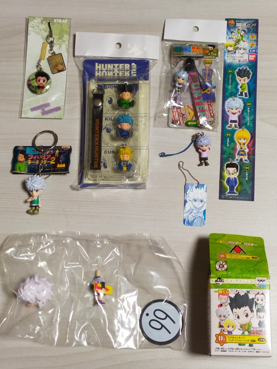 ハンターハンター フィギュア 携帯 ストラップ 7点セット ゴン ハンターハンター フィギュア 携帯 ストラップ 7点セット ゴン