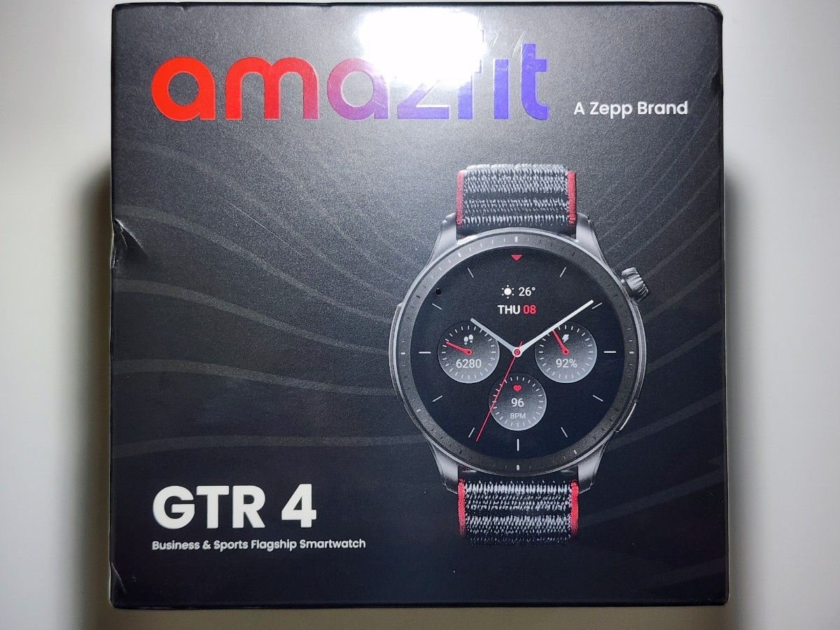 新品未開封】Amazfit GTR 4 Racetrack Grey レーストラックグレイ