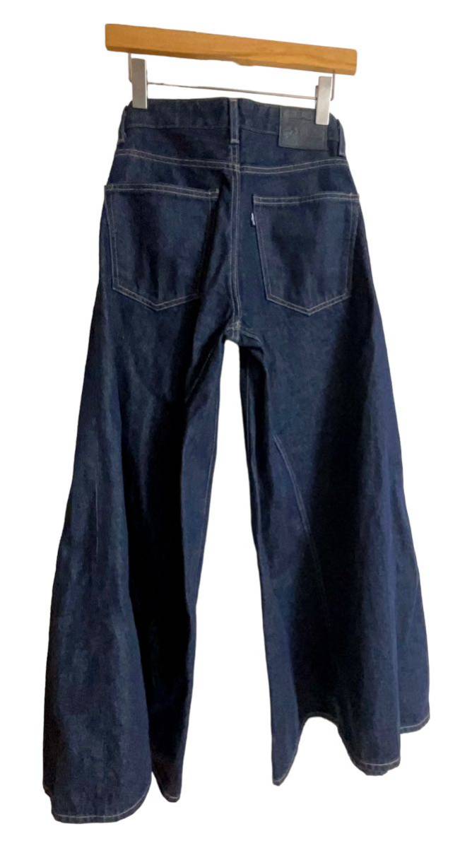 希少 リーバイス Levi's Made & Crafted Rancher Wide Leg Jeans ベルボトム 25 ブルガリア製_画像2