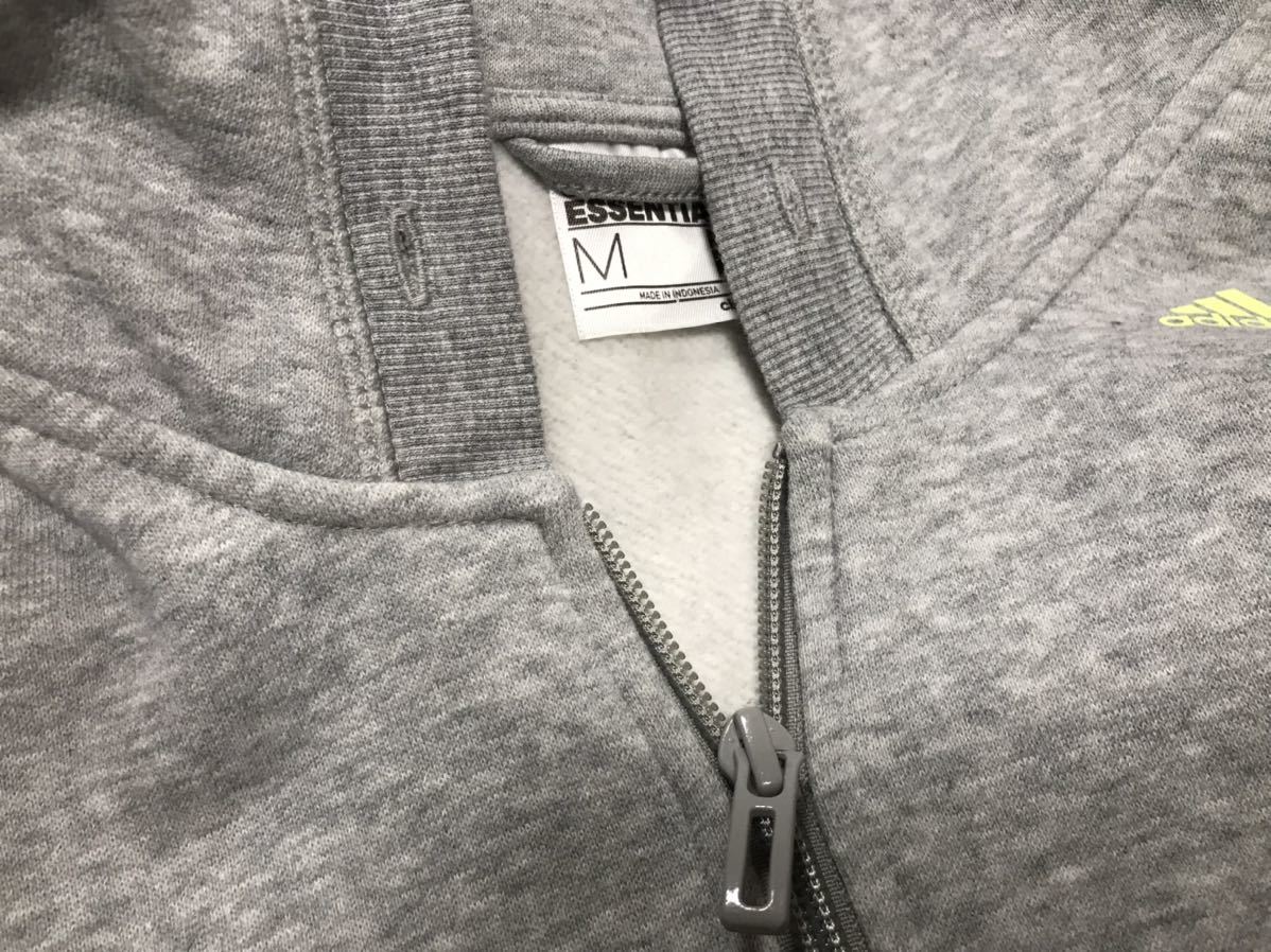 になります】 adidas アディダス フルジップパーカー グレー系 XL