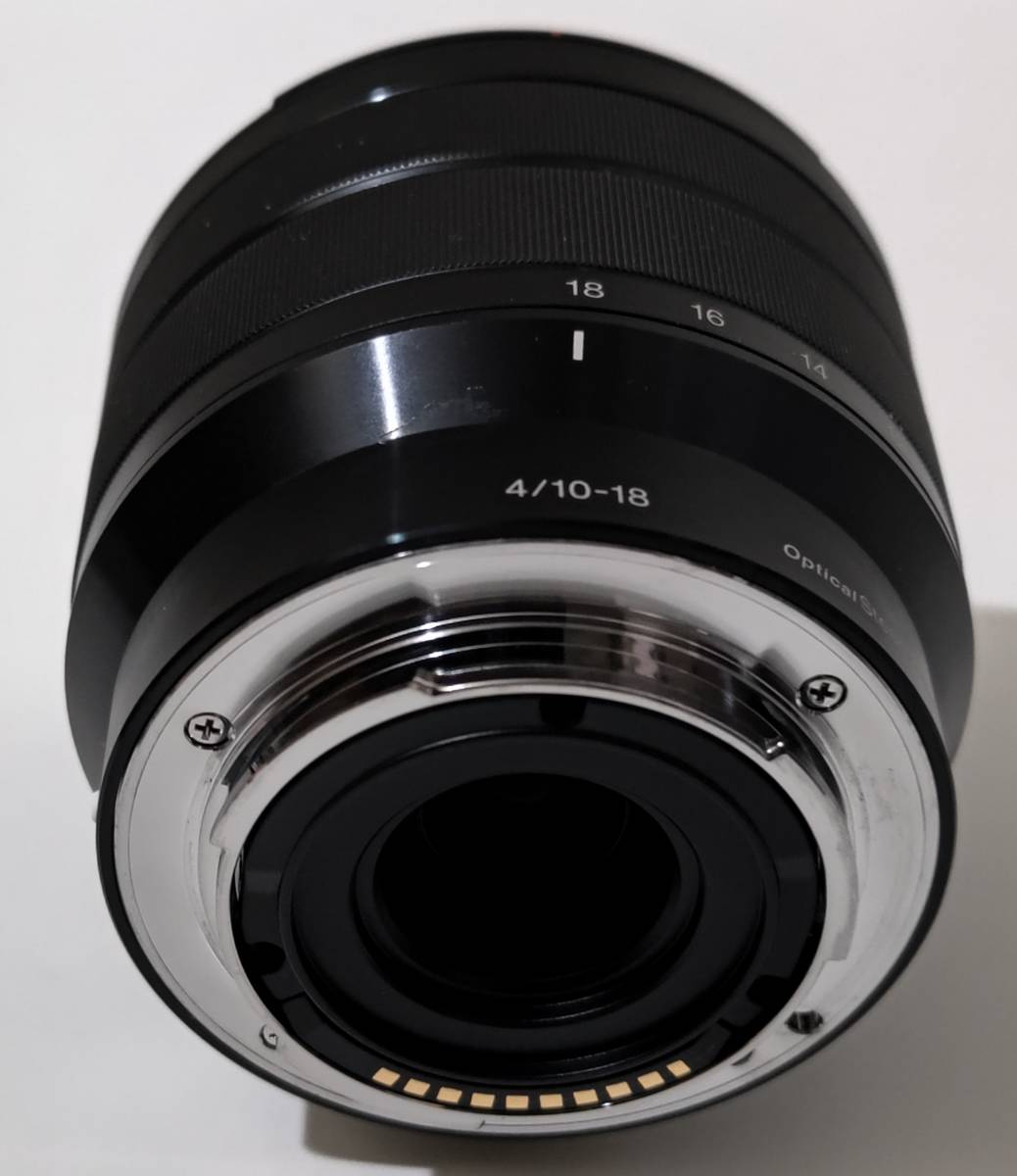  Sony SONY wide-angle zoom lens E- mount SEL 1018 lens E0,25m/0,82ft E 4/10-18 OSS ( black )