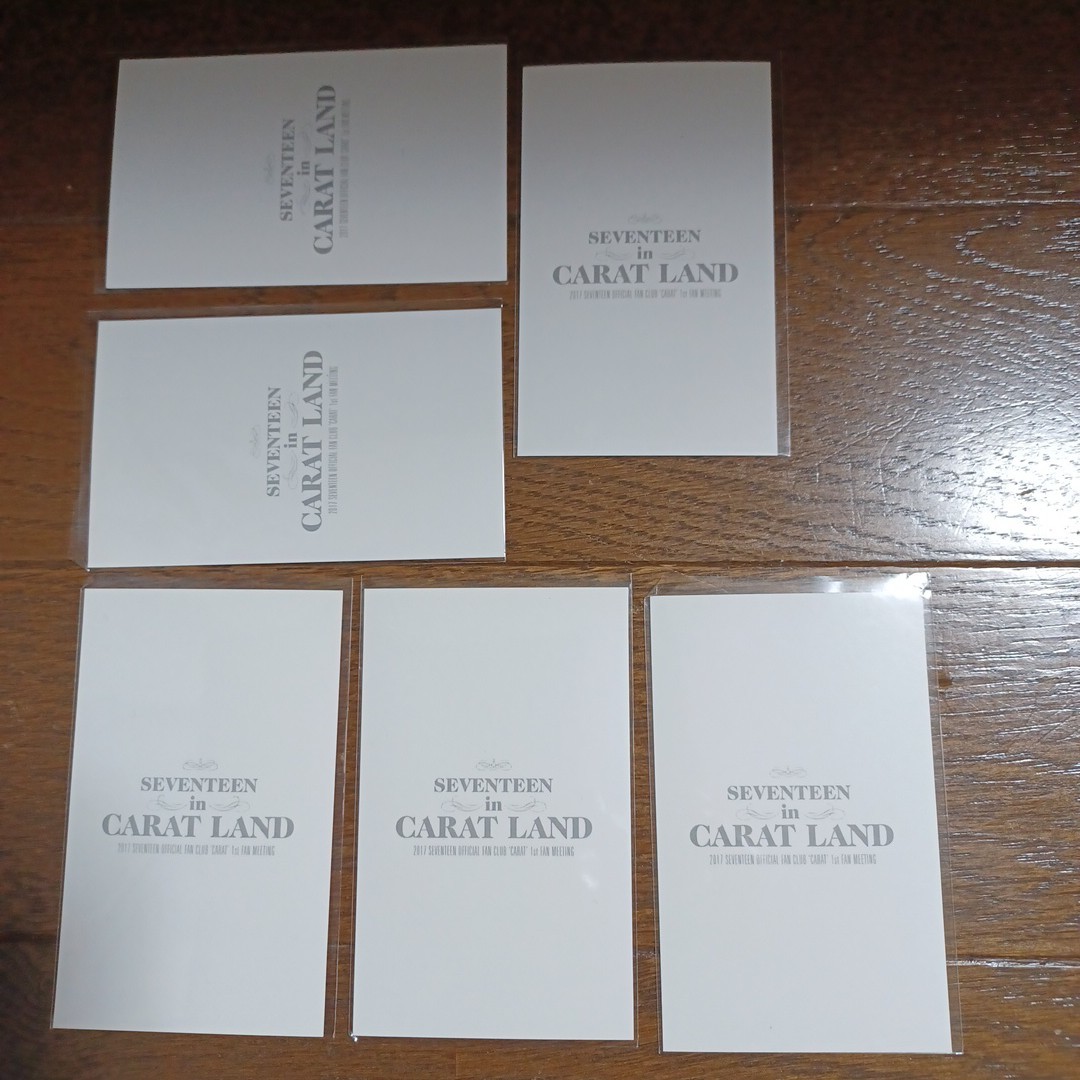 セブチ SEVENTEEN カラットランド CARAT LAND 2017 ジョンハン チェキ トレカ コンプリート セット まとめ売り_画像2