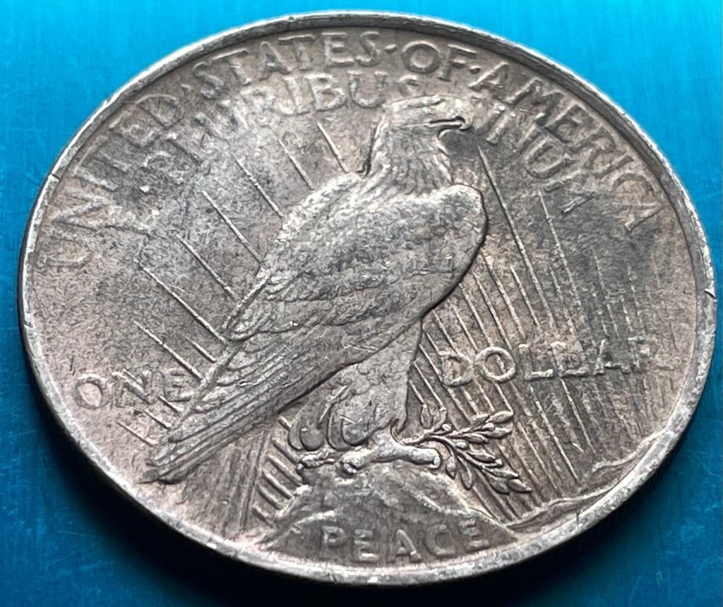 アメリカ1923年ピースダラー銀貨peace dollar 