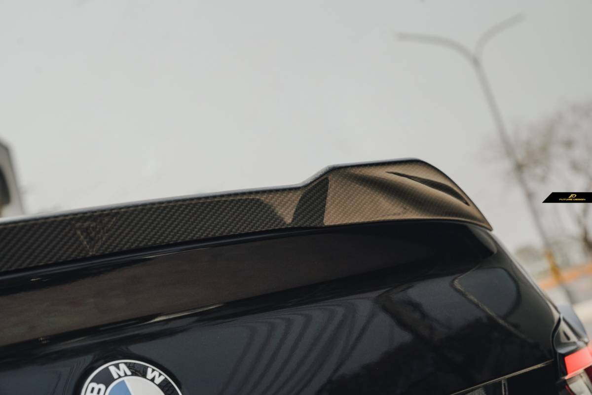 【FUTURE DESIGN 正規品】BMW 2シリーズ G42 クーペ Mスポーツ リアスポイラー 本物DryCarbon ドライカーボン エアロ カスタム_画像6