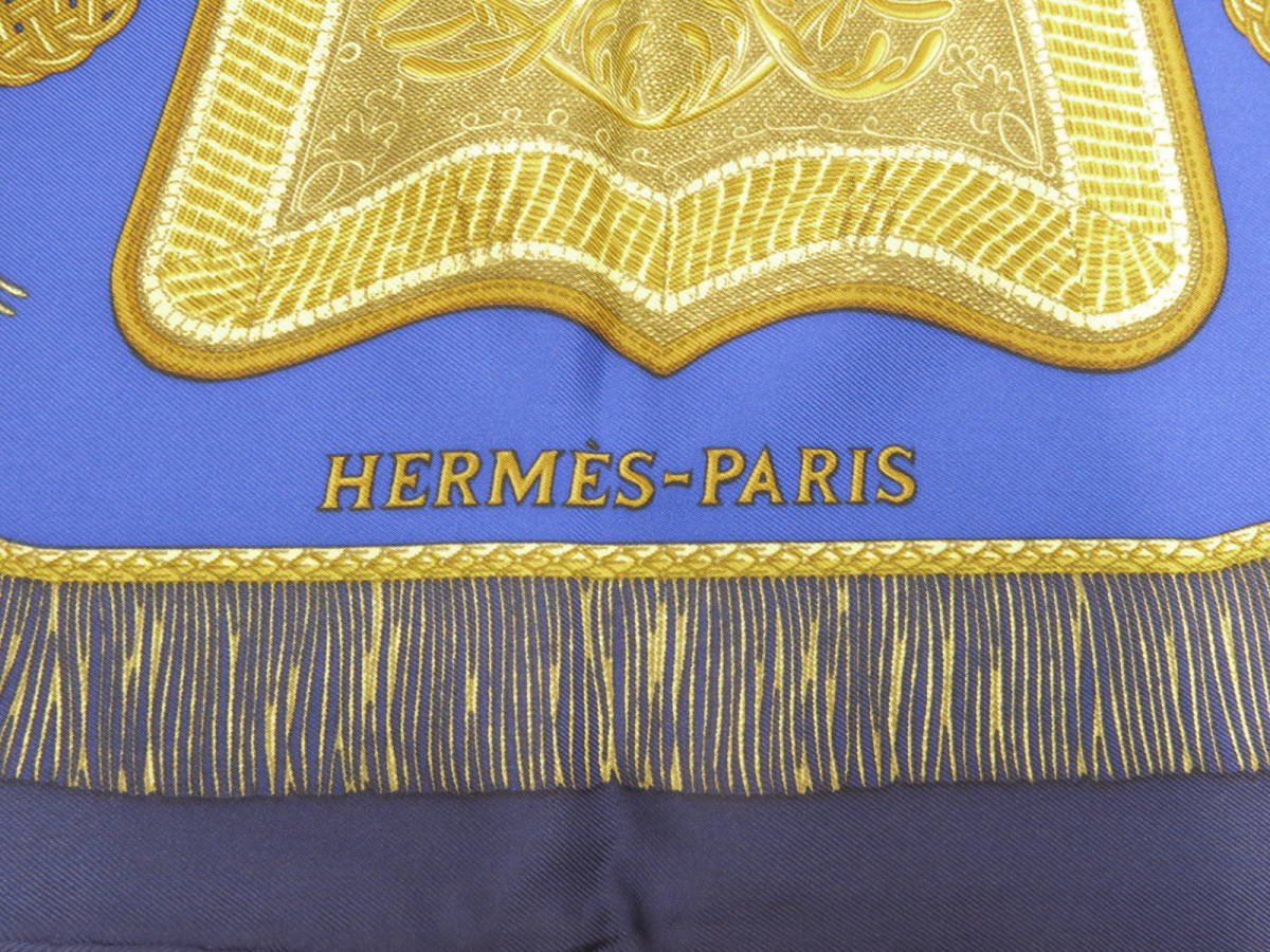 エルメス　カレ90　スカーフ　サーベル飾り袋 / Poste et Cavalerie　HERMES　20661001_画像3