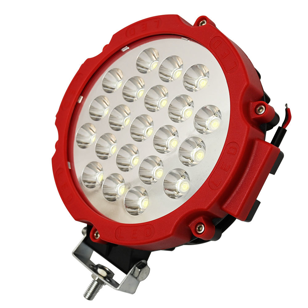 LED 丸形FOGライト 63W 8000LM IP67 12V 24V サーチライト 広角 爆光 丸形 防塵 耐衝撃 集魚灯 防水 ワークライト ライト ハイエース_画像1