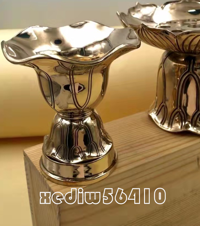 新入荷★花水器 真鍮製 密教 法具 寺院 仏具 聖天法具
