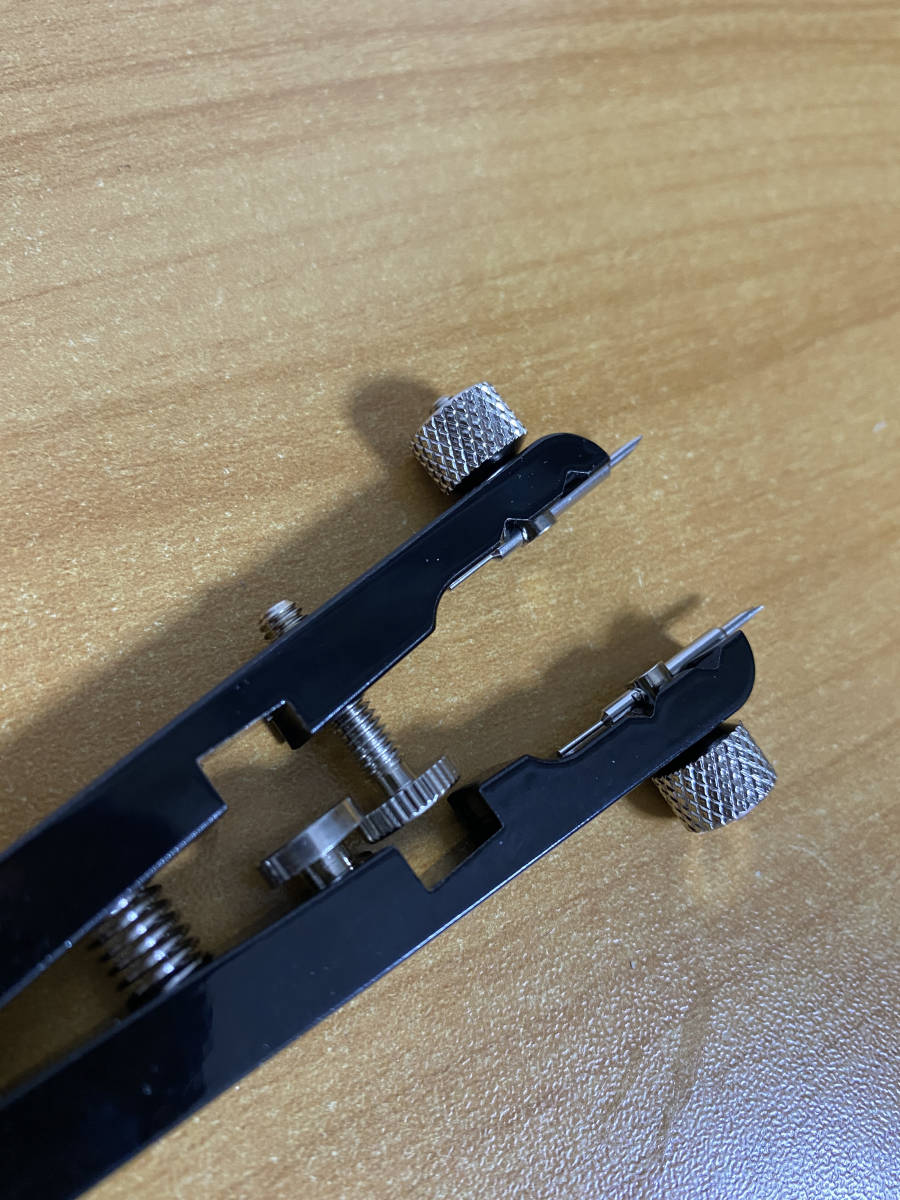  new goods * both grip type spring stick removing tool wristwatch belt adjustment apparatus spring stick is .. tool wristwatch repair black 