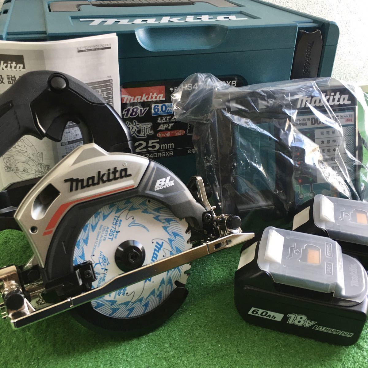 ブランド品 マキタ makita 充電マルノコ 18v hs474 125mm agapeeurope.org