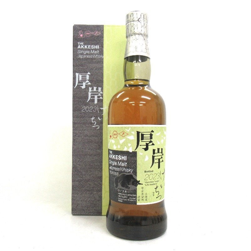 厚岸蒸溜所 シングルモルトウイスキー 啓蟄2023 700ml - 通販