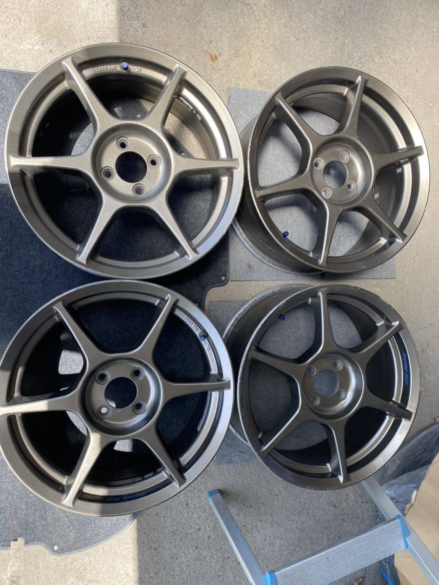 バーディークラブ P1 レーシング 17 × 7J +43 PCD 100 4本セット