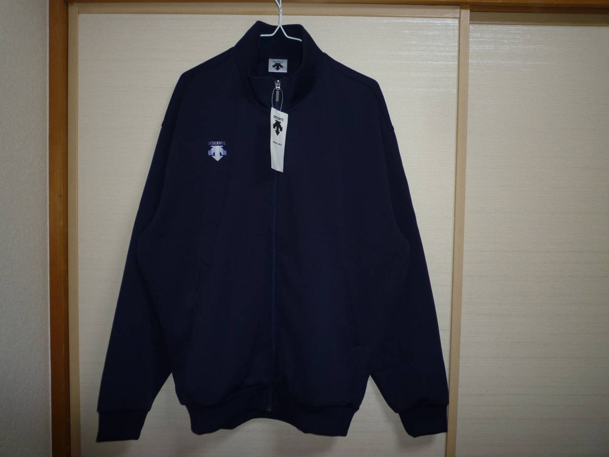 充実の品 デサント XOサイズ 紺 ジャージジャケット デサント