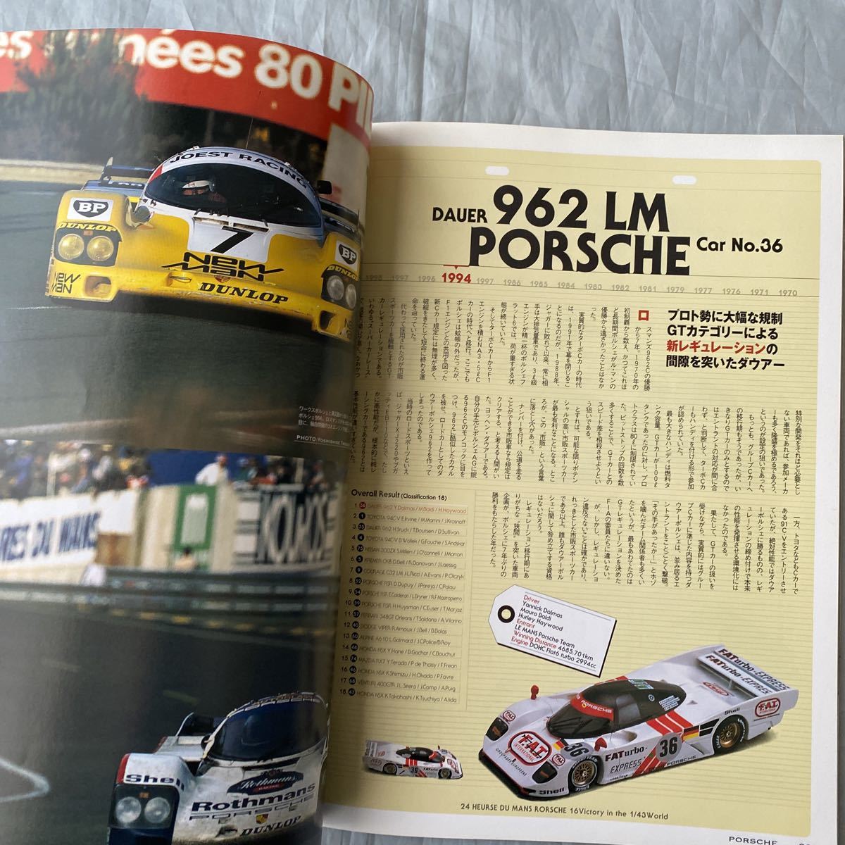 ■ポルシェ９１１＆FLAT6■乗ることがスポーツ、それがポルシェ■GT1～964■ルマンへの挑戦ポルシェ■2002年_画像10