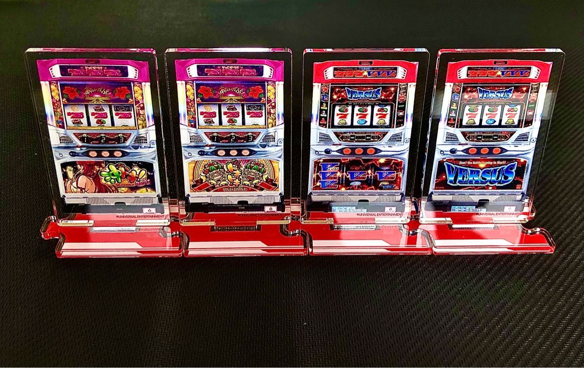 限定品 逸品 スロット筐体型ミニアクリルスタンド 4種フルセット