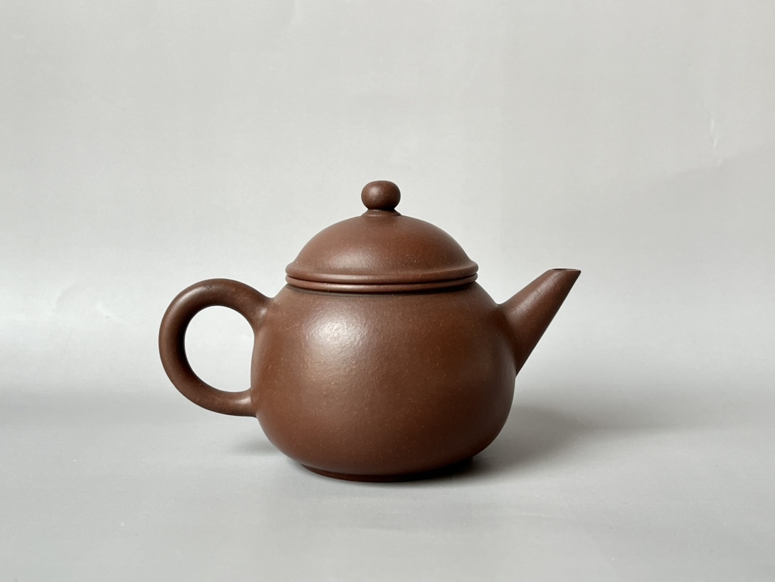 典藏*紫砂製*水扁】茶壺 煎茶道具 稀少 中国古美術 容量:260cc-