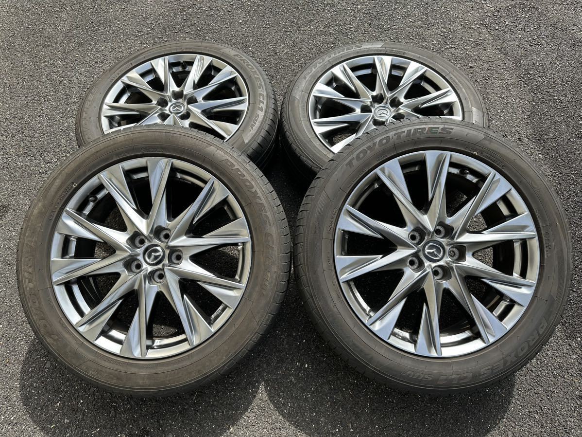 マツダ CX-8 純正アルミホイール、タイヤ 4本セット 高輝度タイプ TOYO