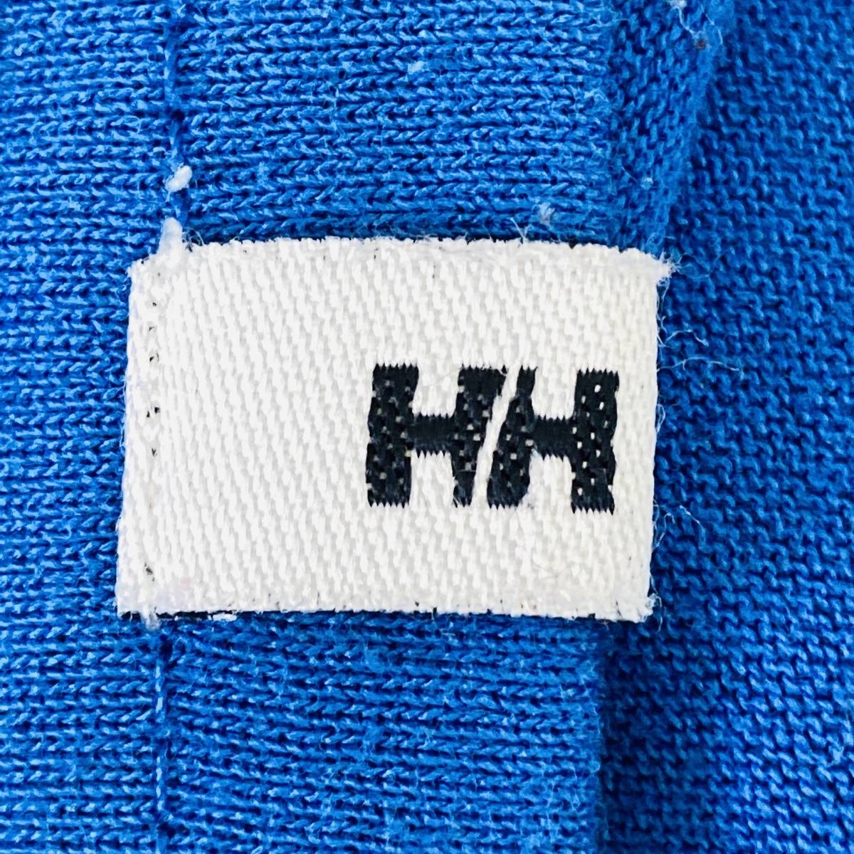 a00171 HELLY HANSEN ヘリーハンセン Tシャツ 半袖 丸首 薄手 Mサイズ ブルー ホワイト ネイビー ボーダー柄 メンズ 古着 カジュアル 万能_画像7