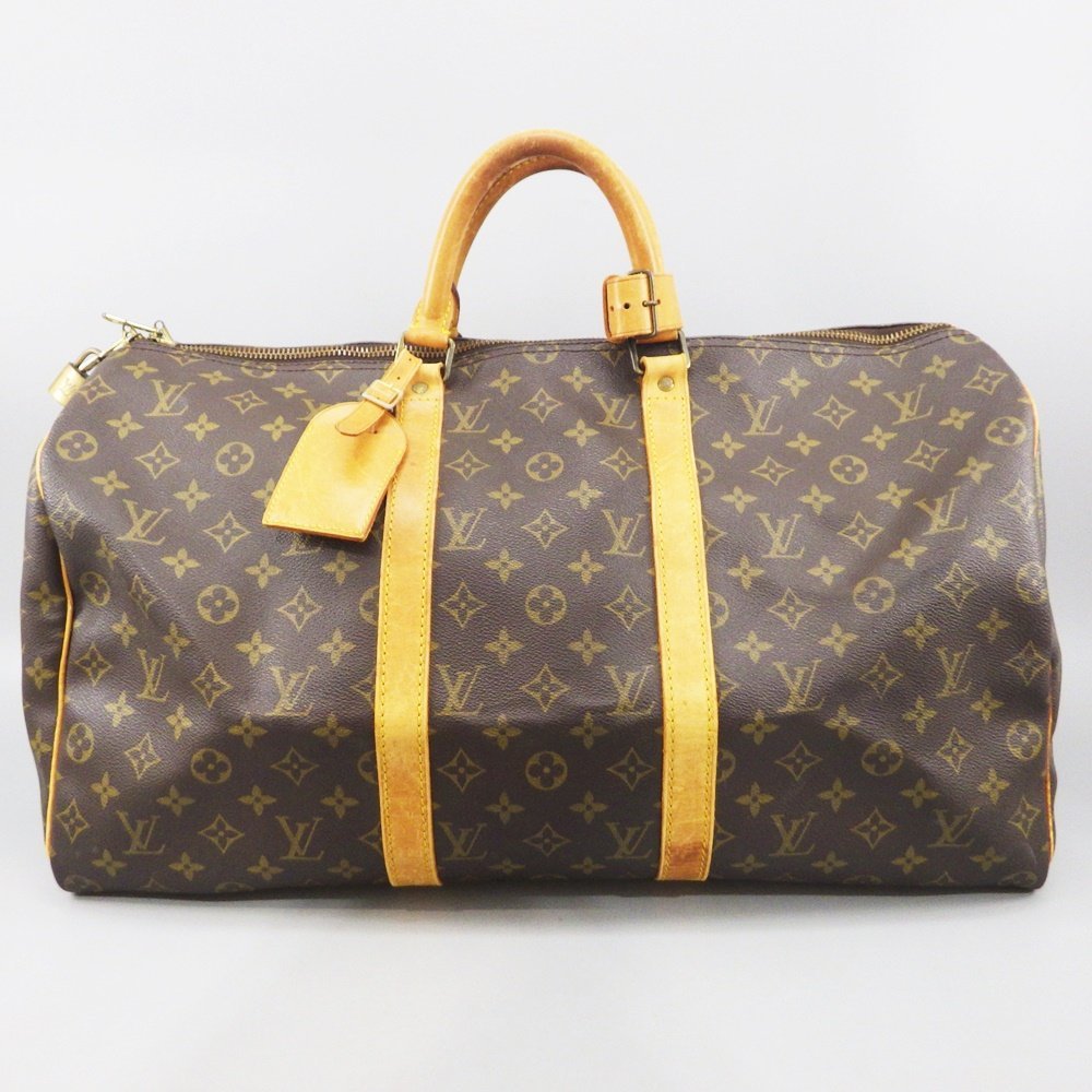 1円~ LOUIS VUITTON ルイ・ヴィトン モノグラム キーポル 50 M41426