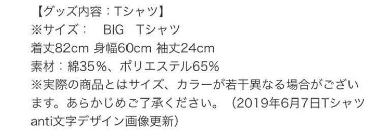 ■完全数量限定品■ 美品 HYDE ANTI LIVE BIG Tシャツ オーバーサイズ / L'Arc~en~Ciel VAMPS レア 稀少品 THE LAST ROCKSTARSの画像2