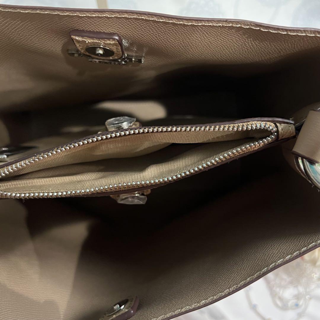 COACH コーチ ショルダーバック シグネチャー ホワイト 馬車柄