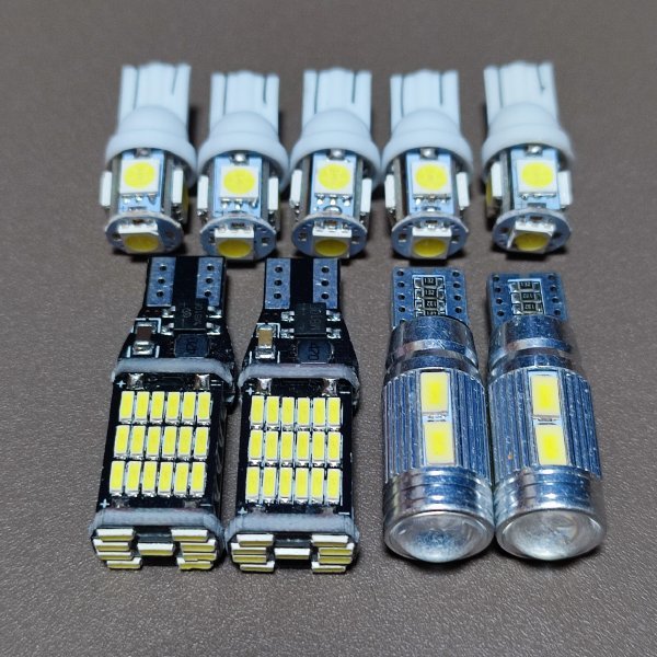 爆光9個セット！GB7/8 フリード プラス ハイブリッド T10 LED ルームランプ ナンバー灯 バックランプ 読書灯 ホンダ /45/10/5_画像1