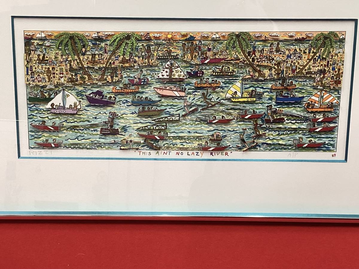 新しい季節James rizziジェームスリジィLIVING NEAR THE WATER 絵画