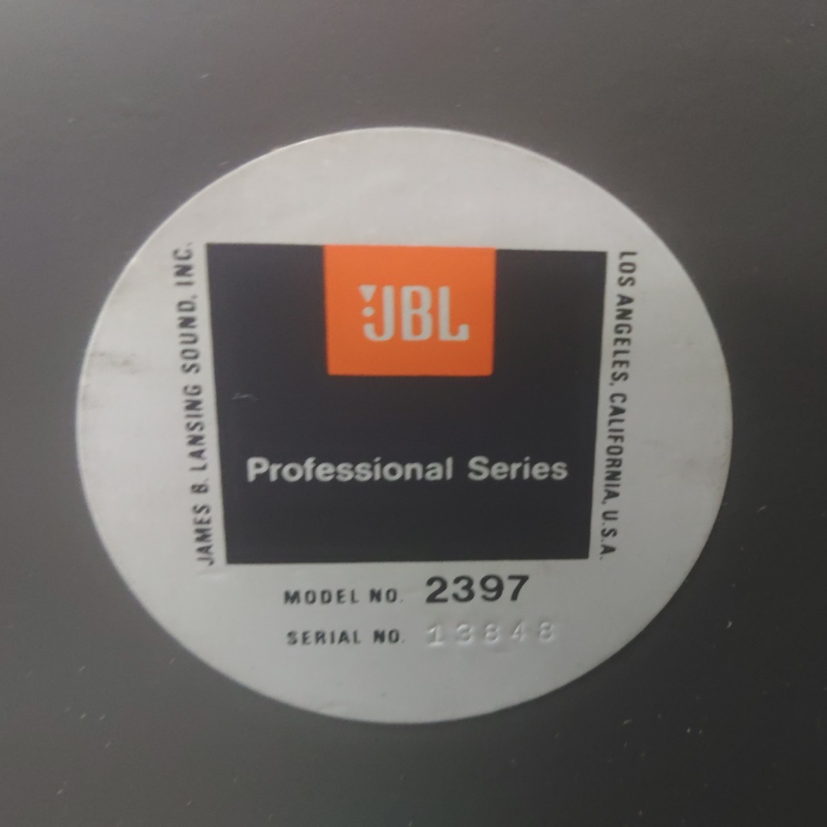 JBL 2397 　木製ディフラクション・ホーン 左右ペア_画像2