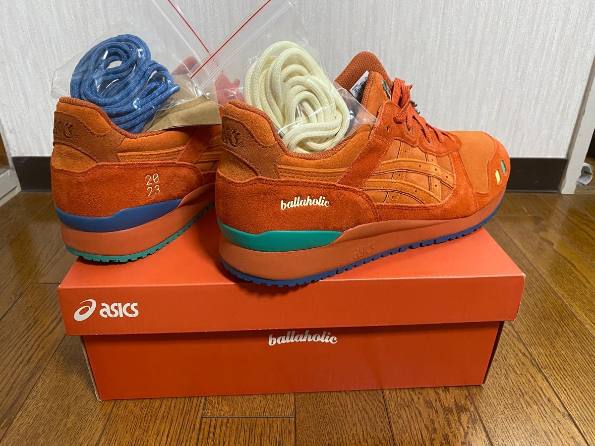 超希少サイズ 28.5cm ballaholic asics gel lyte 3 ボーラホリック