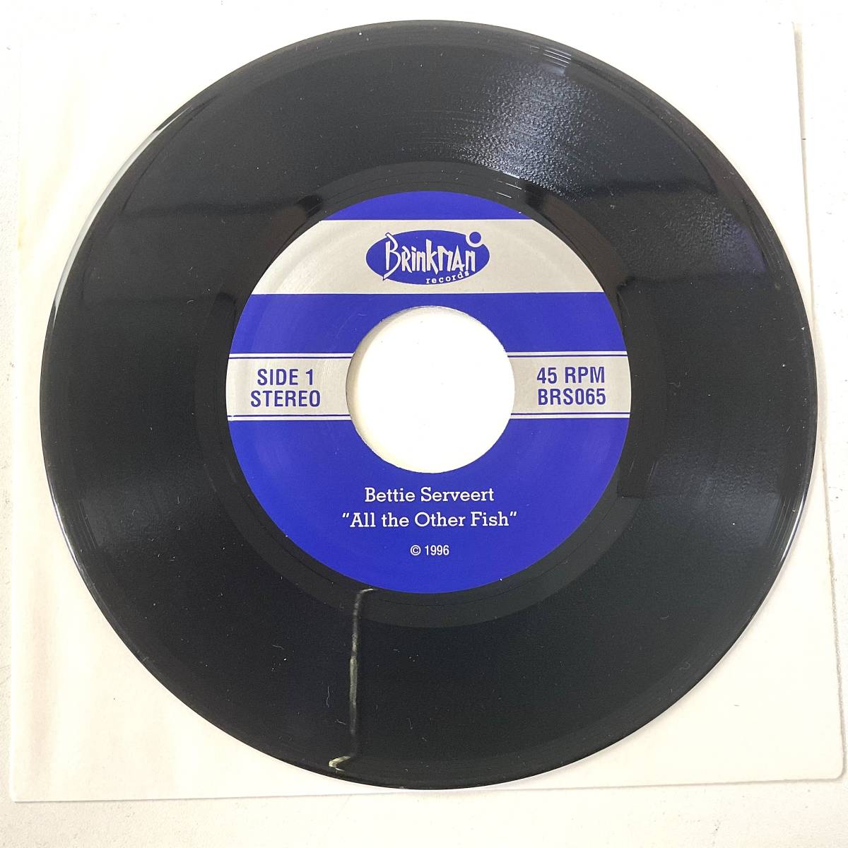 US Original 1996 bettie serveert All The Other Fish / Misery Galore Brinkman Records BRS065 レコード 7“ ベティサーヴァート_画像3