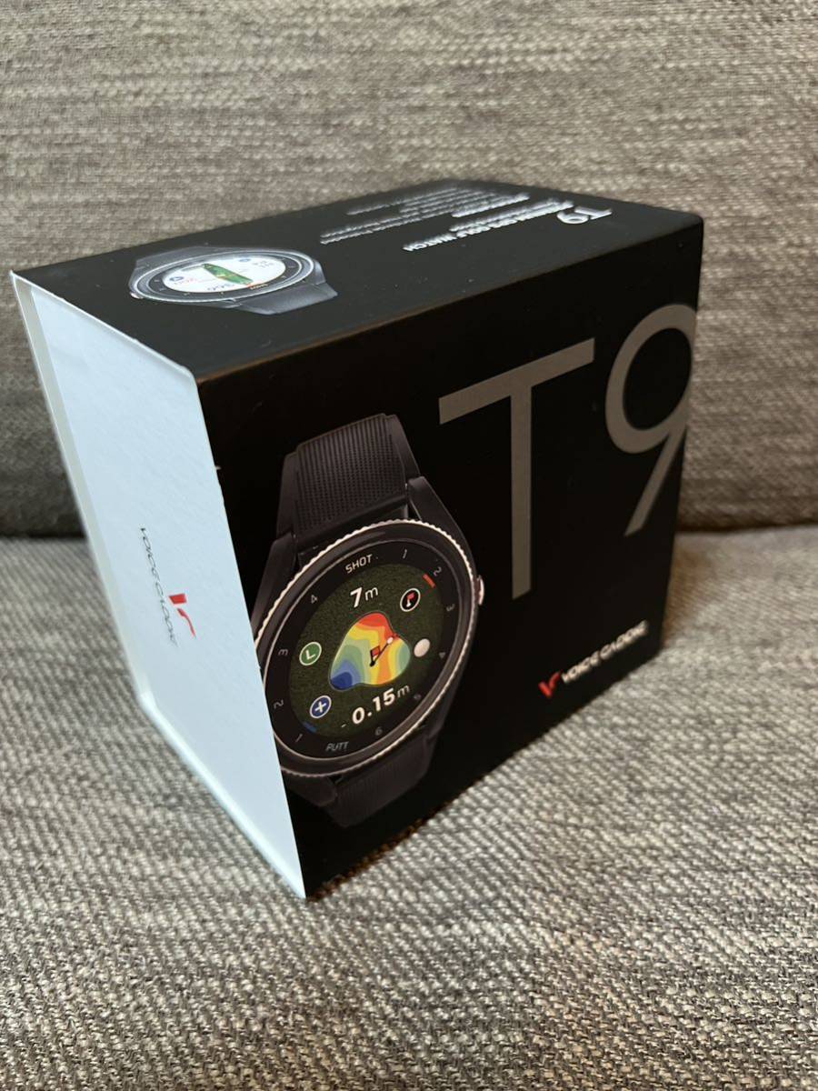 ボイスキャディ GPSスマートゴルフウォッチ T9 ブラック 腕時計型 GPS