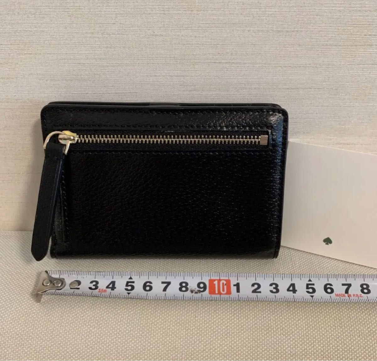 新品　ケイトスペード　折財布　黒　コインケース  カードケース  レザー　財布