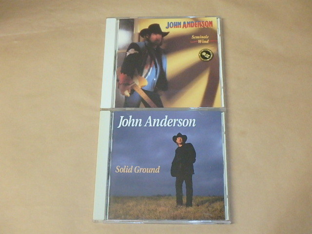 ジョン・アンダーソン CD2枚セット　/　Solid Ground　/　Seminole Wind　/　 John Anderson　輸入盤_画像1