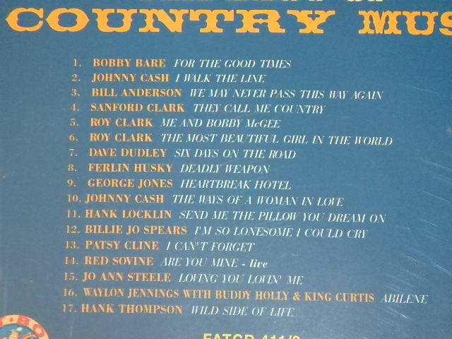 The Best of Country Music 4CD PACK　/　JEANNIE C RILEY，BOBBY BARE，他　/　EEC盤　CD_画像5