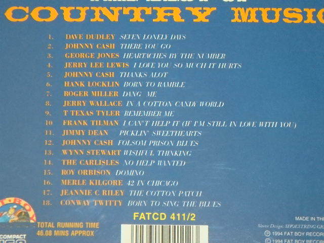 The Best of Country Music 4CD PACK　/　JEANNIE C RILEY，BOBBY BARE，他　/　EEC盤　CD_画像4