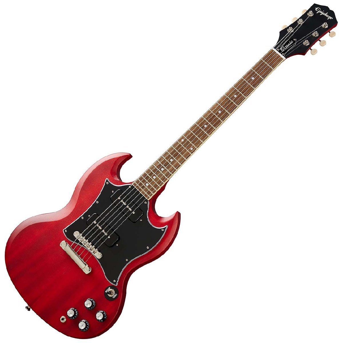 Epiphone SG Classic Worn P-90s Worn Cherry ecoretorna.cl