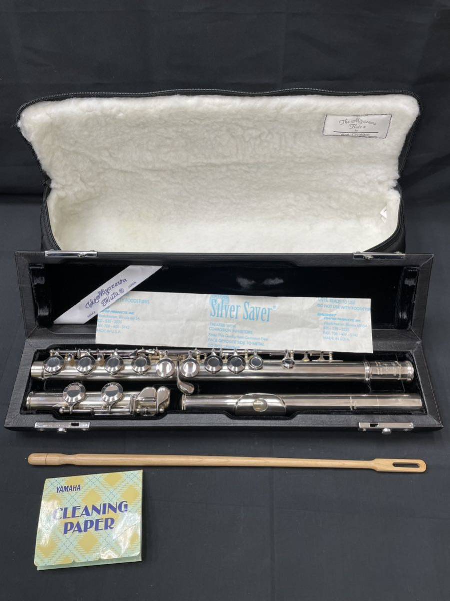 総銀製 MIYAZAWA ミヤザワ フルート gi-bu SS SOLID SILVER 動作未確認