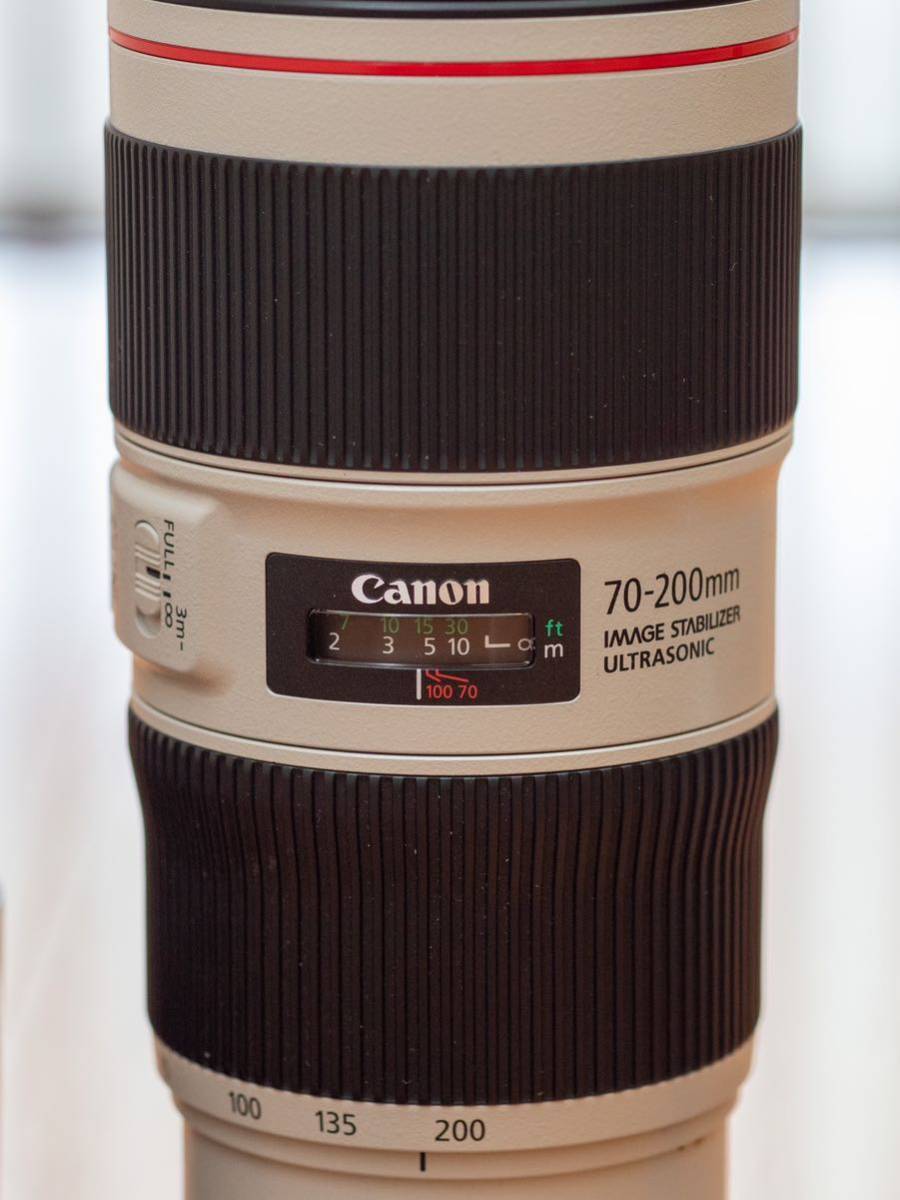 中古品 キヤノン Canon EF70-200mm F4L IS II USM 純正三脚座付き