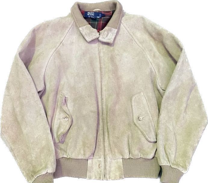 90's Polo Ralph Lauren G9 SuedeJKT ハリントン ポロラルフローレン
