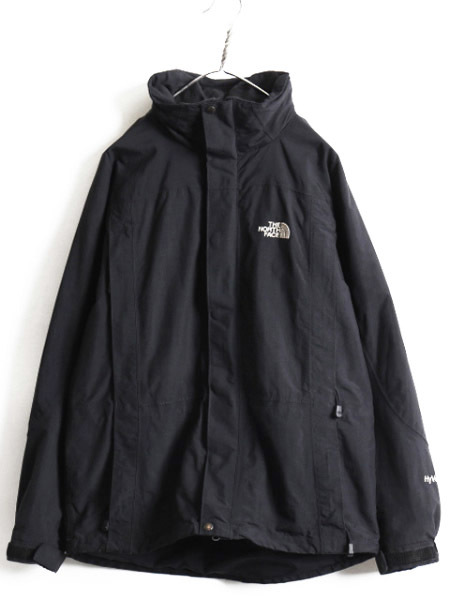 ■ ノースフェイス HYVENT フルジップ ナイロン ジャケット 黒 ( メンズ M ) The North Face マウンテンパーカー アウトドア マンパ スキー