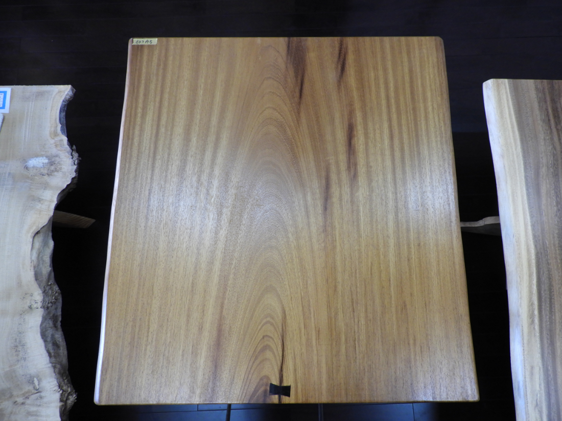 イロコ　アフリカンチーク　A.5　949×890~900×38ミリ　無垢　一枚板　ダイニングテーブル　DIY　カウンター　テーブル　_画像1