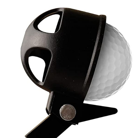 伸縮式ゴルフボールキャッチャー1本 ゴルフボールピッカー 軽量 持ち運びに便利 ボール回収 ゴルフ練習におすすめ シルバー×ブラック_画像4