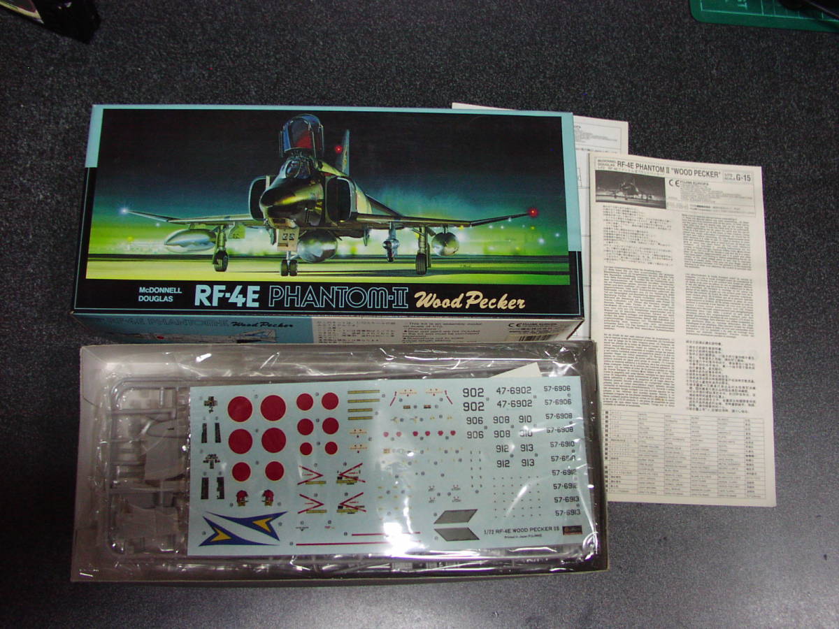 フジミ　1/72　RF-4E ファントムⅡ　ウッドペッカー 　プラモデル_説明書黄ばみ有