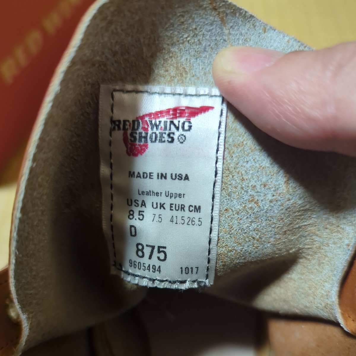 未使用新品 レッドウィング 875 オロレガシー redwing クラシック