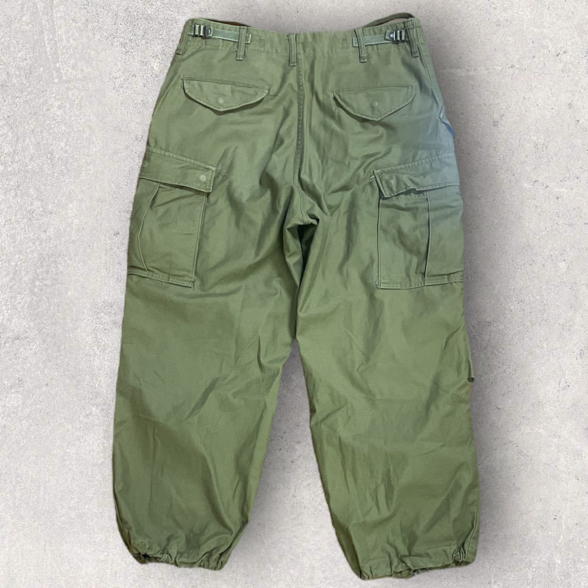 稀少 US.ARMY ビンテージ 60s M-65 初期アルミジップ フィールドパンツ