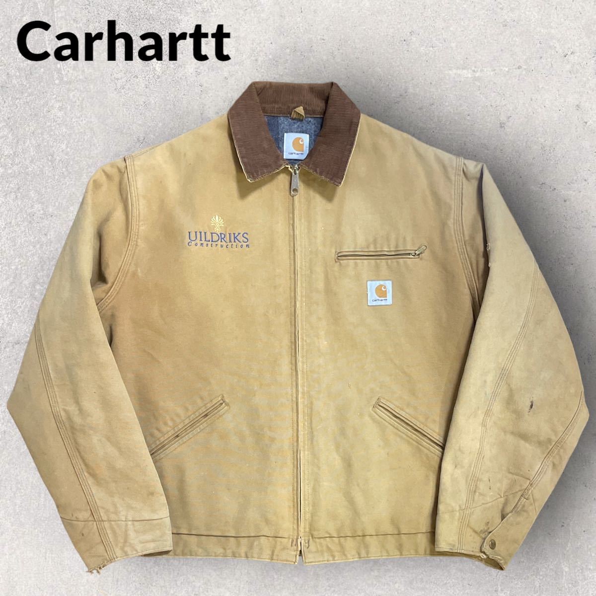 着画あり Carhartt ダック デトロイトジャケット ブランケットライナー