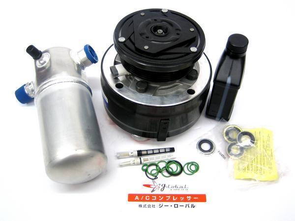 85～91新品 シェビーバン バンデューラ エアコンコンプレッサー GM採用 4パーツセット オイル 240CC ACデルコ納品メーカー 1年保証