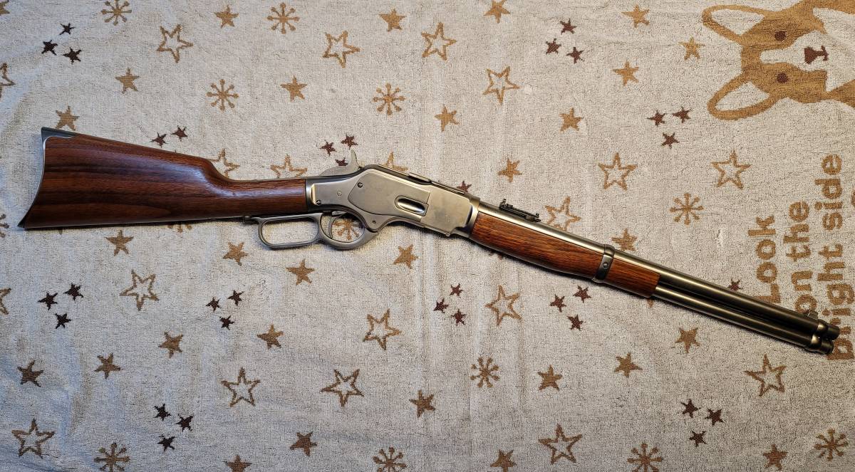(カレラ)KTW ウィンチェスター M1873カービン クロームメッキ仕様 KTW ウィンチェスター M1873 カービン クロームメッキ リアルウッド