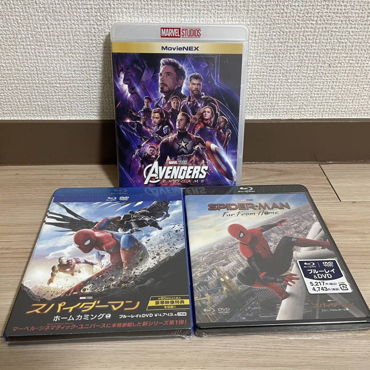 MARVEL MovieNEX 純正ケース&Blu-ray MCU23作品セット｜Yahoo!フリマ