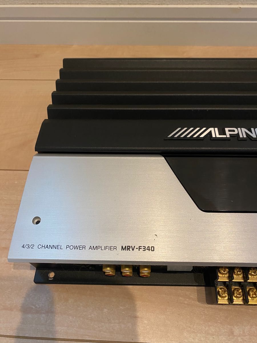 ALPINE アルパイン MRV-F340 4/3/2ch パワーアンプ アンプ 通電 ALPINE アルパイン MRV-F340 4/3/2ch パワーアンプ アンプ 通電